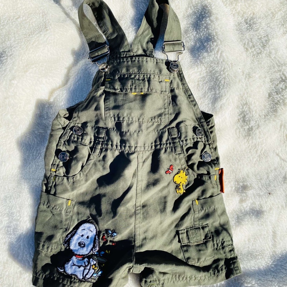 Vintage Snoopy overalls
